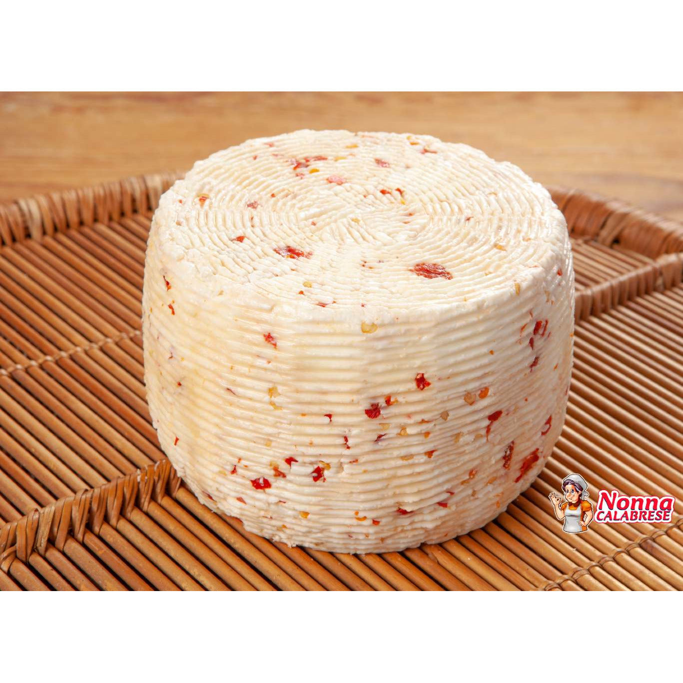 Pecorino Al Peperoncino Casearia Crotonese Chiellino Originale 350- 400g - Nonna Calabrese.it