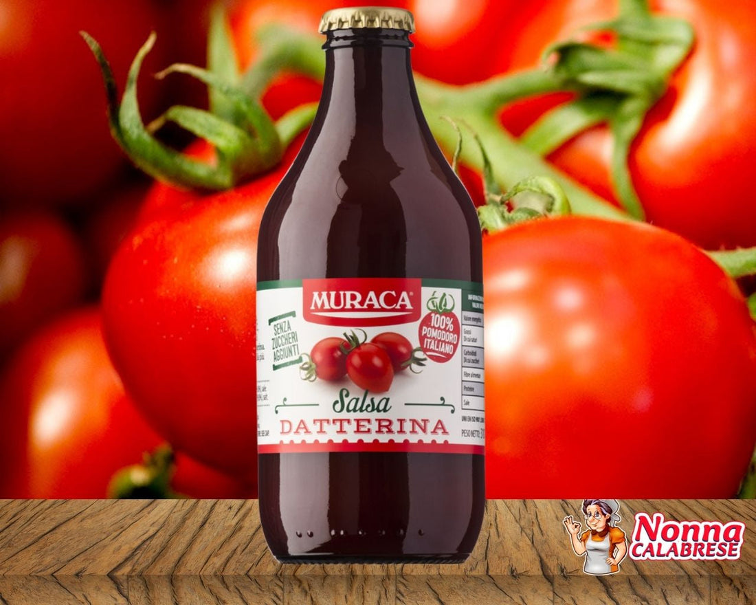Salsa Di Pregiato Pomodoro Datterino Italiano Raccolto a Mano 330ml - Nonna Calabrese.it