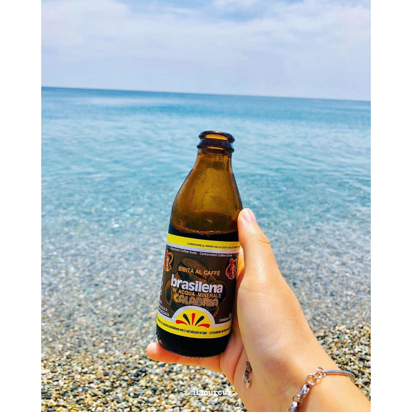 Brasilena Originale Calabrese Bibita Gassata al Caffè 1 Bottiglietta da 18cl - Nonna Calabrese.it