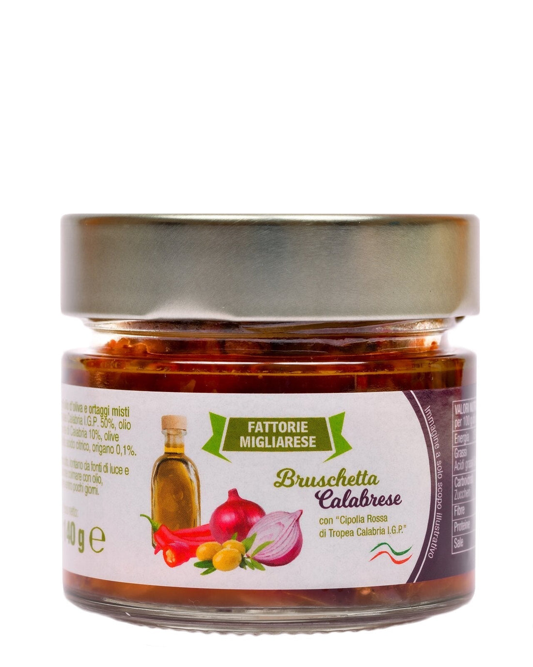 Bruschetta Calabrese a base di Cipolla Rossa di Tropea IGP -