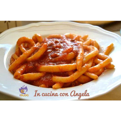 Maccheroncini Tricolore Calabresi Pasta Artigianale Nonna Calabrese di Grano Duro Italiano 500gr - Nonna Calabrese.it